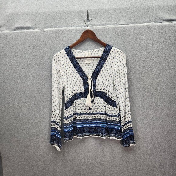 Sadie & Sage Tops - Sadie & Sage Boho long sleeve flow top Size S